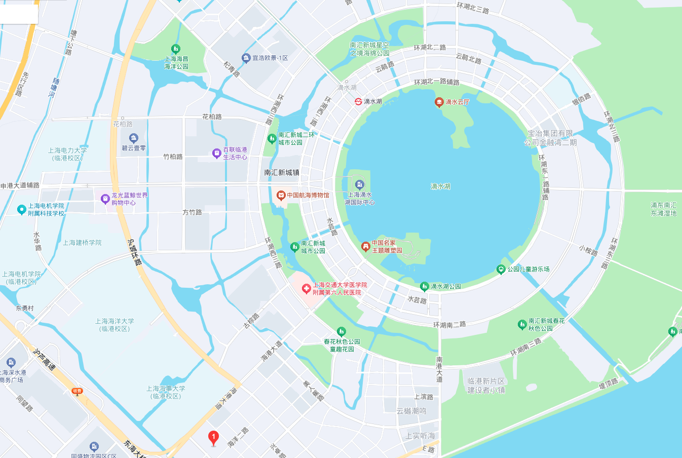 临港新片区零界魔方地图示意图